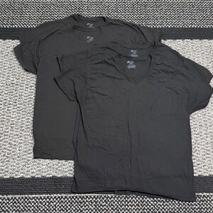 Hanes Crew Neck & V Neck Black Undershirt T-Shirt Men’s Sz XL NWOT (4)